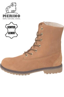 Leder Winterstiefel OTTAWA Herren Mit Merinowolle