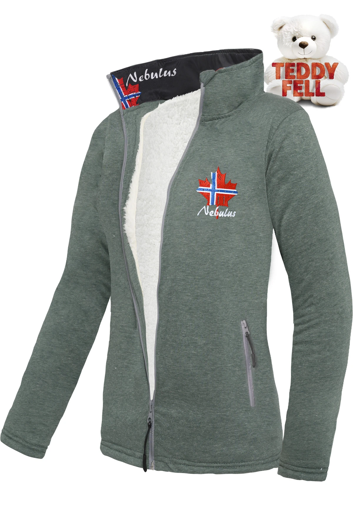 Fleecejacke Mit Teddyfell GAP Damen 1 Fleecejacke Mit Teddyfell GAP Damen