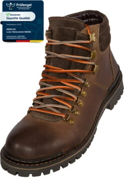 Leder Winterstiefel HIKING Damen Mit Merinowolle