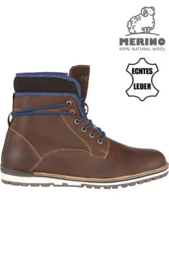 Leder Winterstiefel RANGER Herren Mit Merinowolle