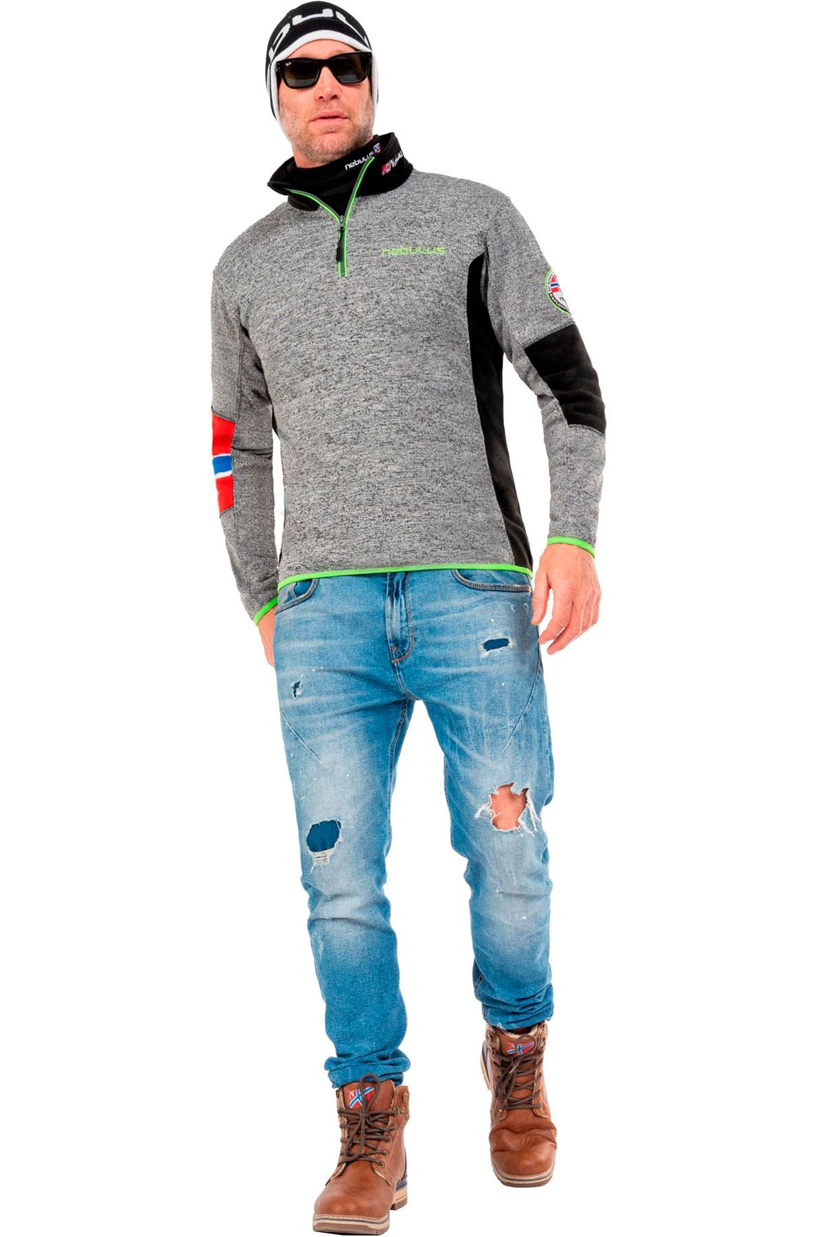 Fleecepullover PAO Herren 4 Fleecepullover PAO Herren – Bild 4