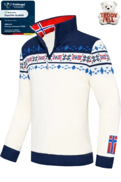 Norweger Strickpulli Mit Teddyfell STEEN Herren