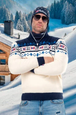 Norweger Strickpulli Mit Teddyfell STEEN Herren -Nebulus Verkäufe P4705 65 KI