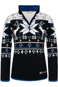 Norweger Strickpulli Mit Teddyfell FRIA Damen 7 Norweger Strickpulli Mit Teddyfell FRIA Damen -Nebulus Verkäufe P4719 01