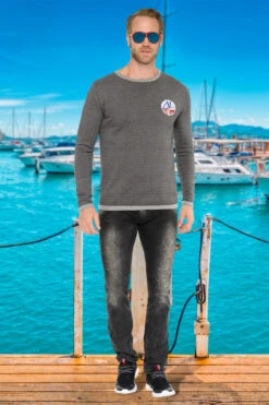 Baumwolle Pullover GRAHAM Herren -Nebulus Verkäufe P4726 11 KI