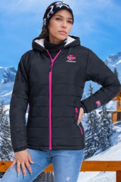 Winterjacke Mit Teddyfell GLOWFUR Damen 12 Winterjacke Mit Teddyfell GLOWFUR Damen -Nebulus Verkäufe P4835 65 KI