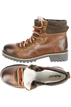 Leder Winterstiefel HIKING Damen Mit Merinowolle 11 Leder Winterstiefel HIKING Damen Mit Merinowolle -Nebulus Verkäufe P4860 04