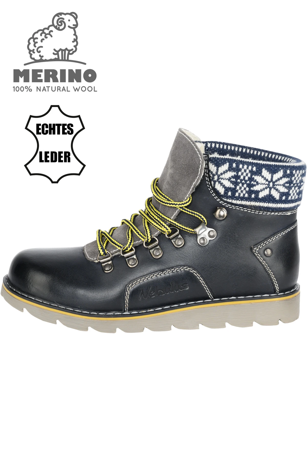 Leder Winterstiefel FURGIE Damen Mit Merinowolle 1 Leder Winterstiefel FURGIE Damen Mit Merinowolle