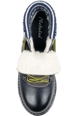 Leder Winterstiefel FURGIE Damen Mit Merinowolle 12 Leder Winterstiefel FURGIE Damen Mit Merinowolle -Nebulus Verkäufe P4863 06