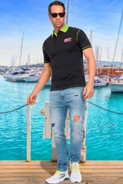 Poloshirt ALEO Herren -Nebulus Verkäufe P4995 51 KI