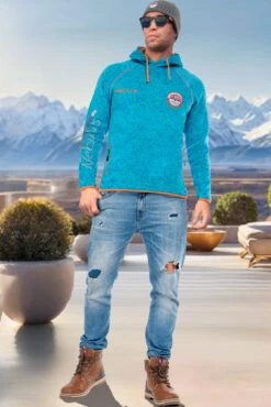 Fleecehoody MILL Herren -Nebulus Verkäufe P5127 60 KI