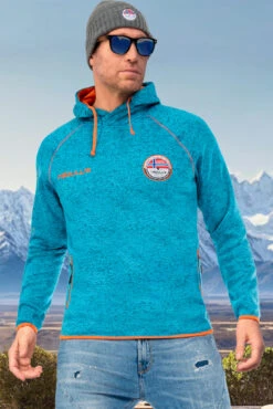 Fleecehoody MILL Herren -Nebulus Verkäufe P5127 65 KI