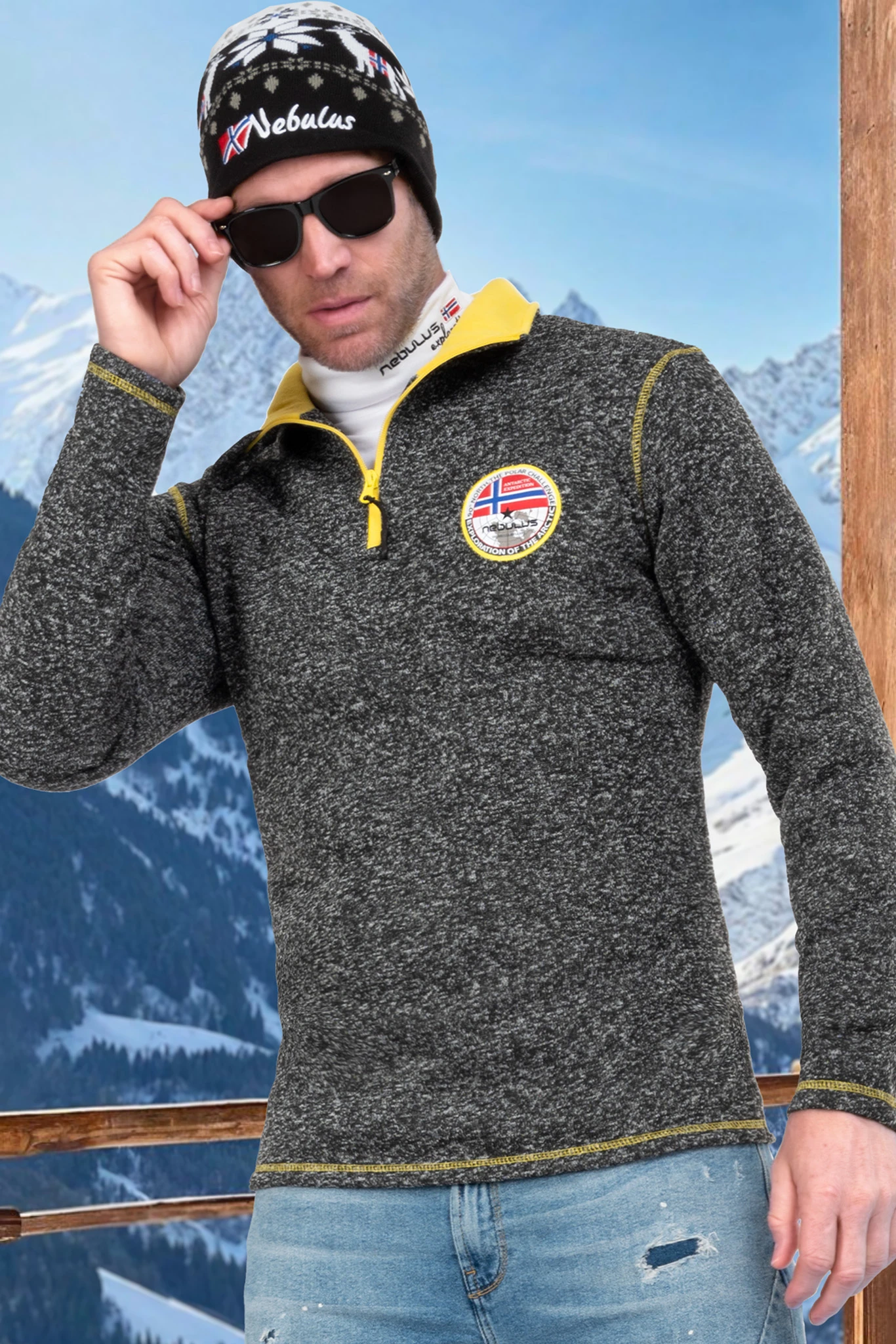 Fleecepullover JIMI Herren 5 Fleecepullover JIMI Herren – Bild 5