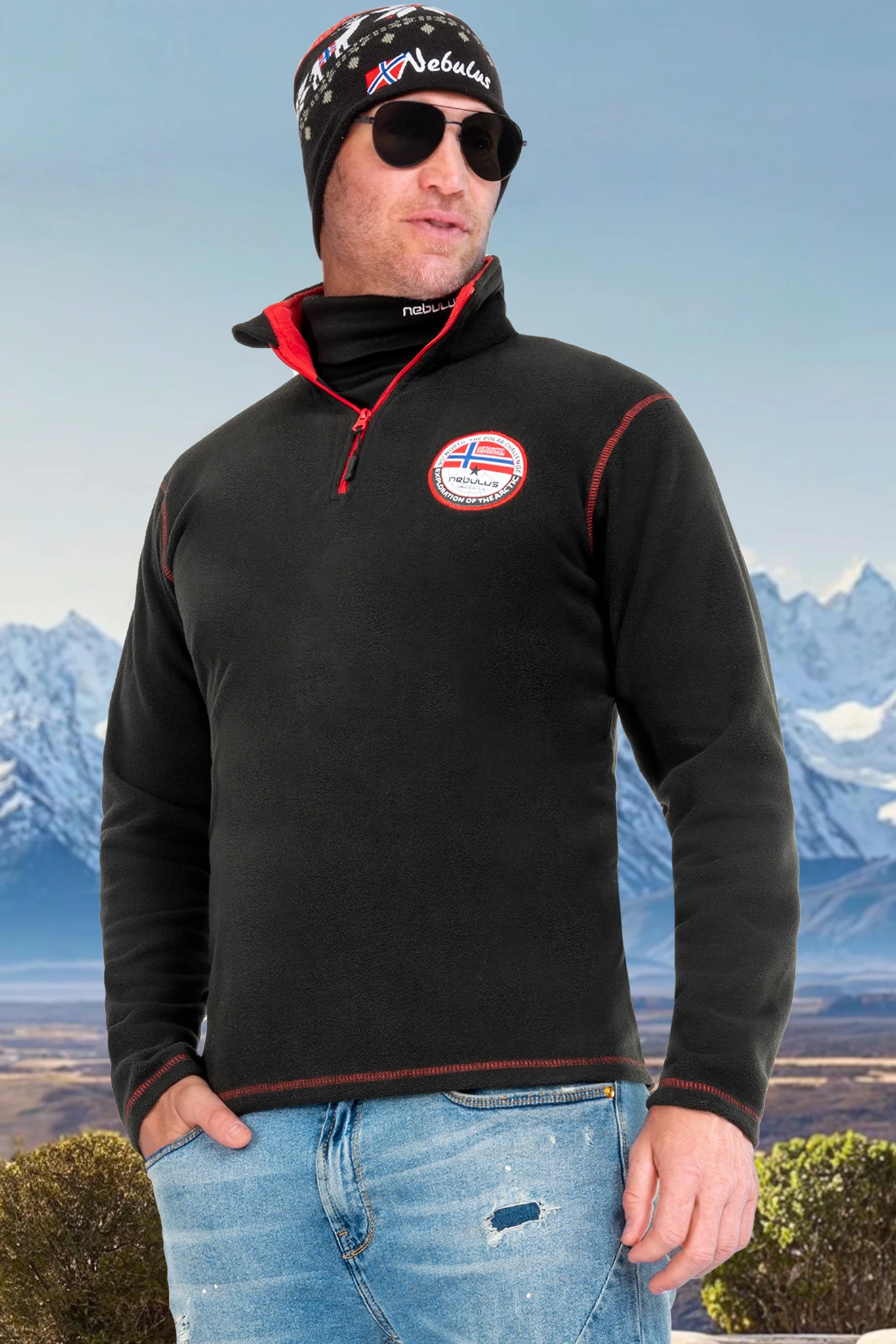 Fleecepullover RAMY Herren 4 Fleecepullover RAMY Herren – Bild 4