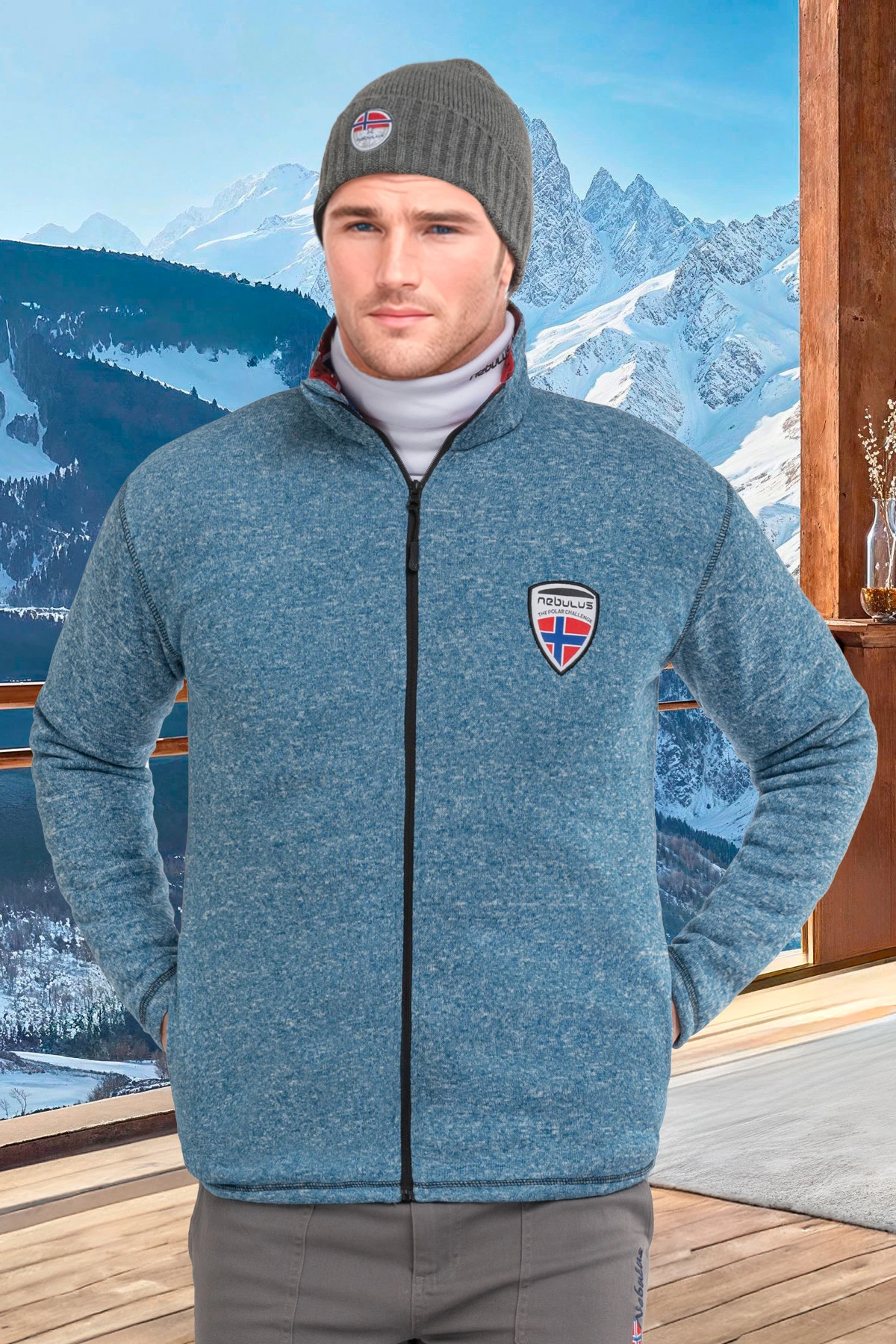 Fleecejacke Mit Teddyfell LAGONDA Herren 5 Fleecejacke Mit Teddyfell LAGONDA Herren – Bild 5