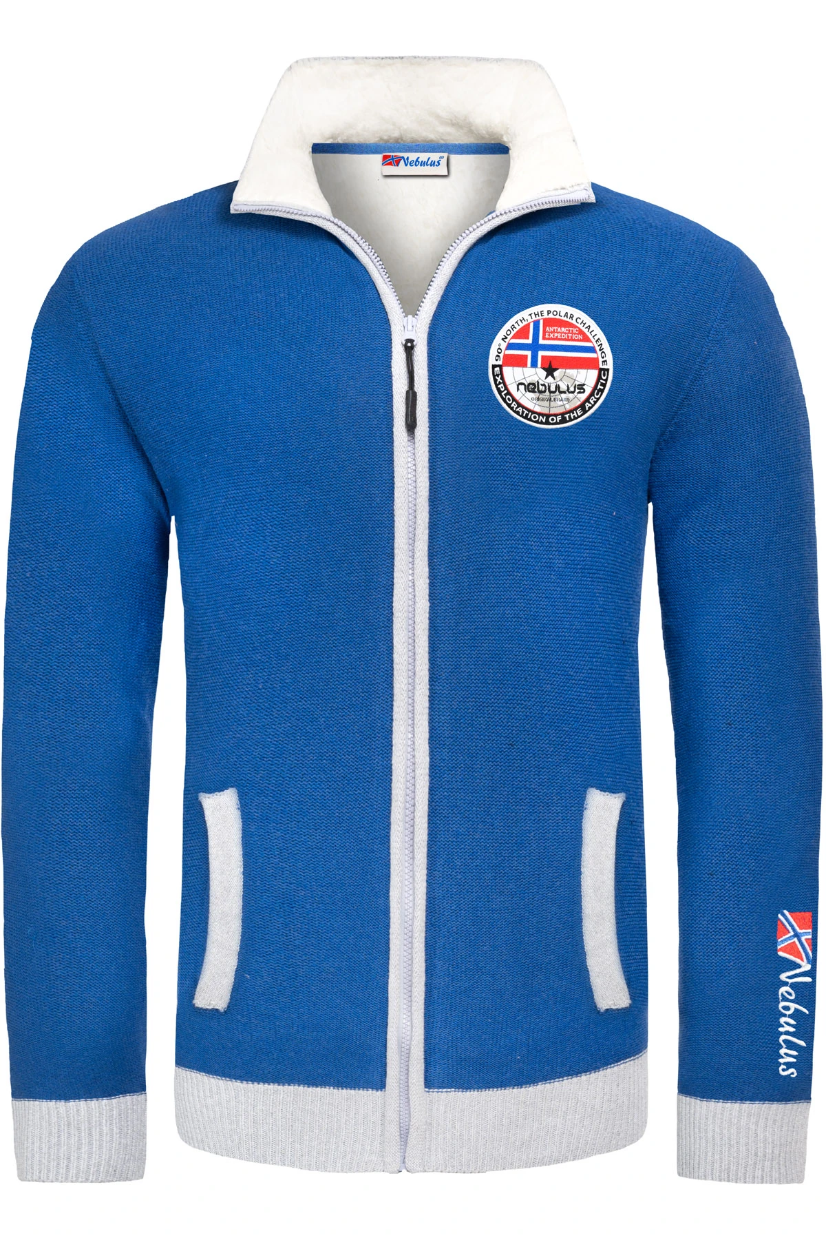 Norweger Strickjacke Mit Teddyfell STORY Herren 2 Norweger Strickjacke Mit Teddyfell STORY Herren – Bild 2