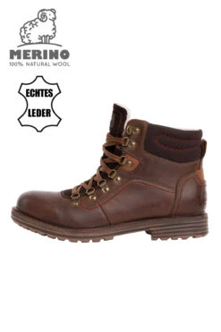 LEDER WINTERSTIEFEL TOWER HERREN MIT MERINOWOLLE