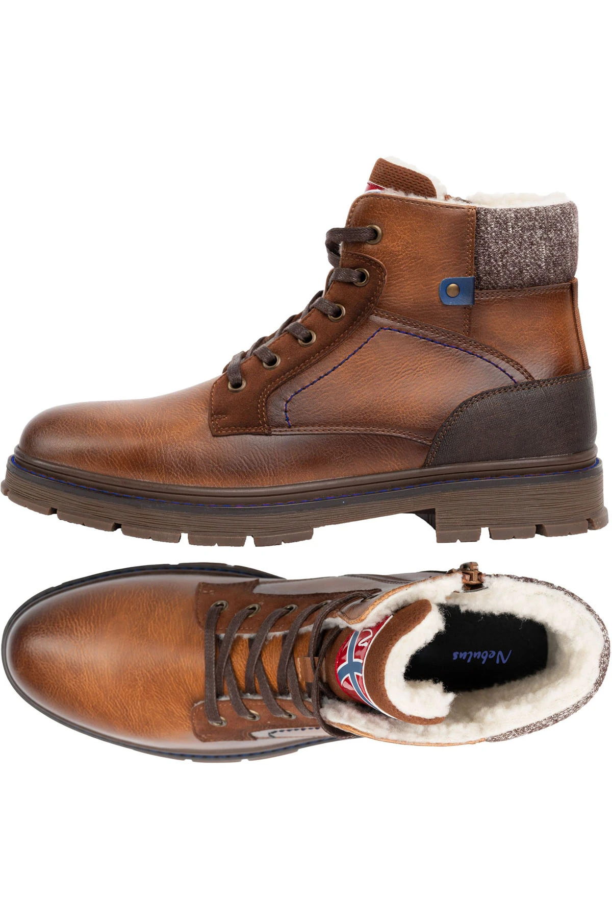 Winterstiefel Mit Teddyfell-Futter LEVI Herren 6 Winterstiefel Mit Teddyfell-Futter LEVI Herren – Bild 6
