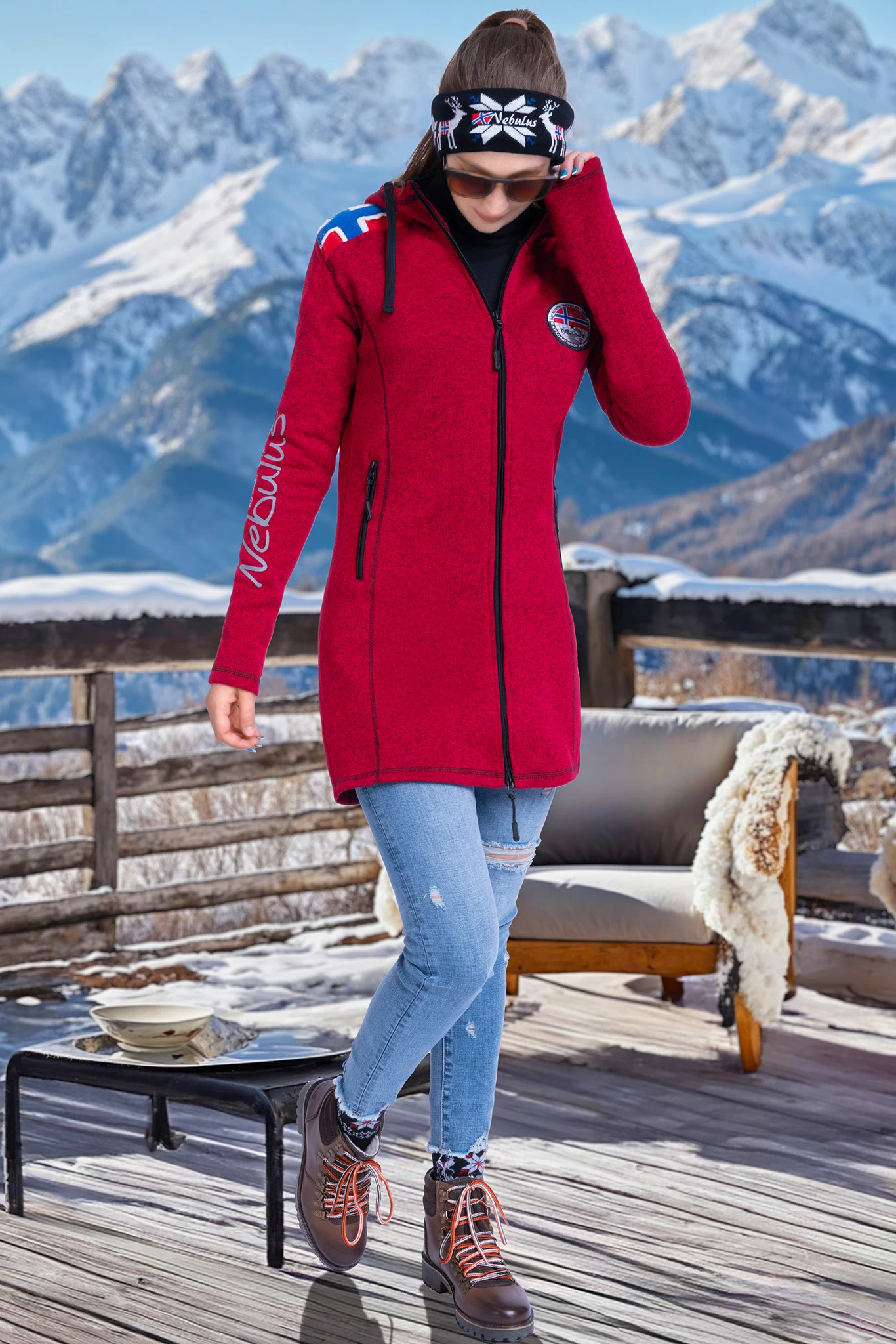 Fleecemantel NORSKINI Damen 5 Fleecemantel NORSKINI Damen – Bild 5