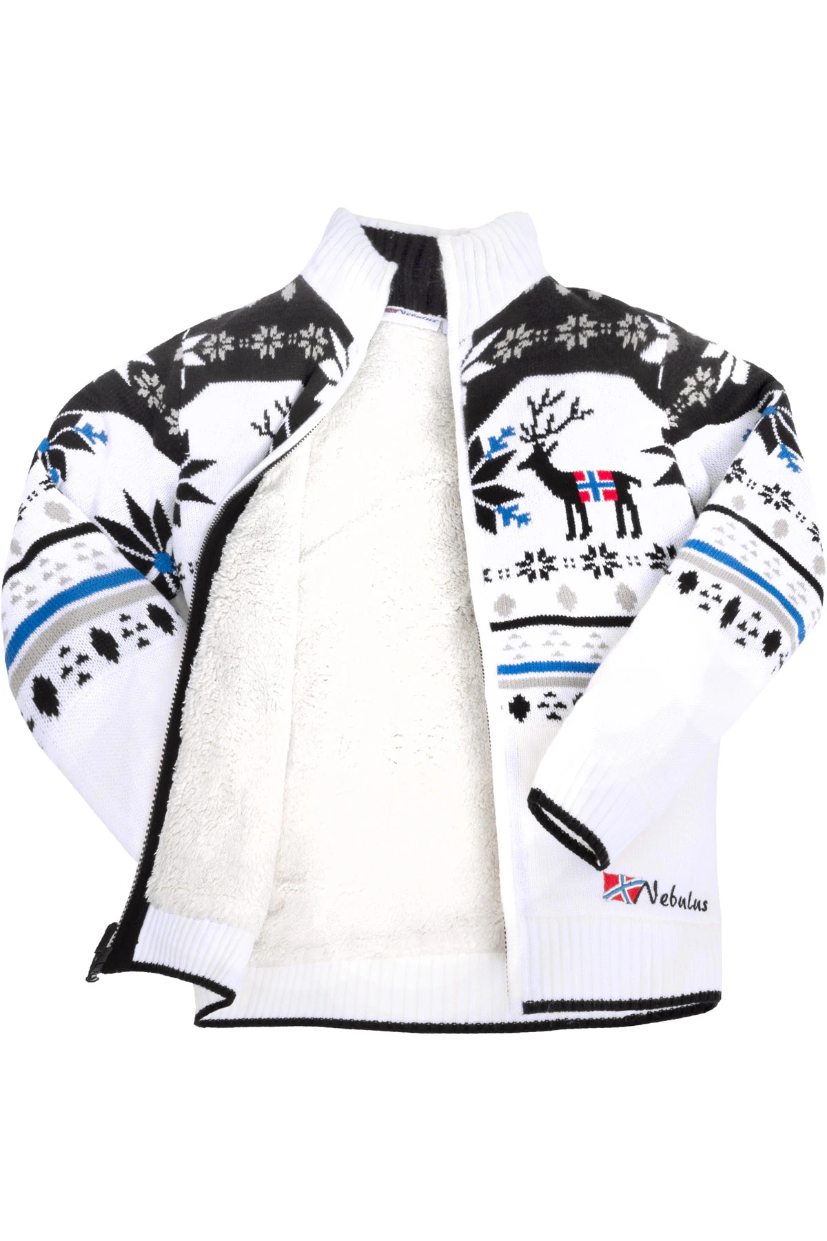 Norweger Strickjacke Mit Teddyfell SVERRE Herren 4 Norweger Strickjacke Mit Teddyfell SVERRE Herren – Bild 4