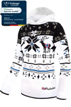 Norweger Strick-Hoodie NORJAN Damen