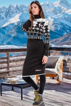 Norweger Strickkleid HIGH Damen -Nebulus Verkäufe P6201 11 KI