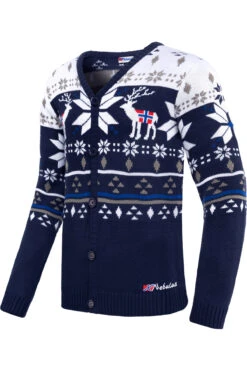Norweger Strick-Cardigan, Strickjacke SCAPE Herren