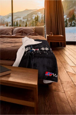 Luxus Teddy-Fell Norweger Decke DEERIES Unisex -Nebulus Verkäufe P6236 10 KI