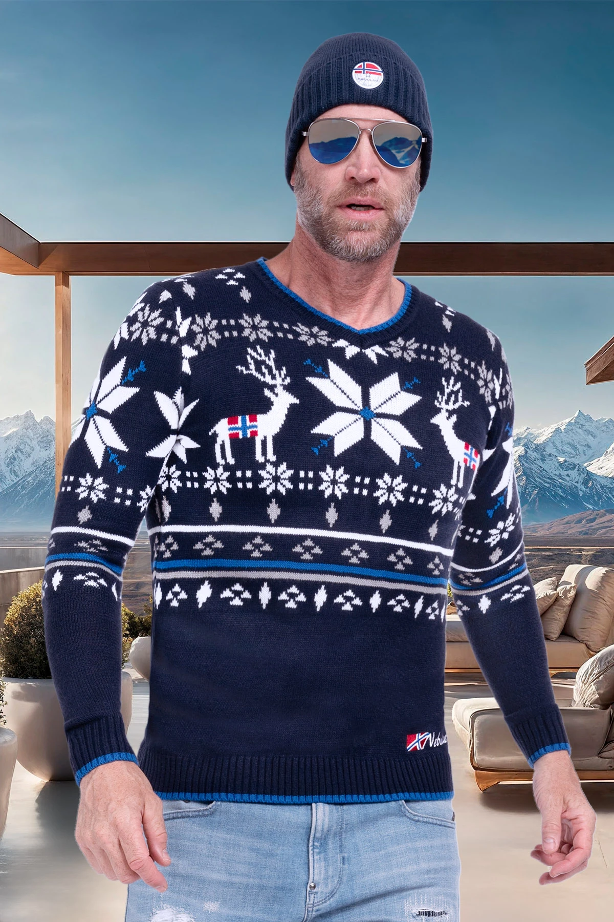 Norweger Pullover BREEN Herren 5 Norweger Pullover BREEN Herren – Bild 5