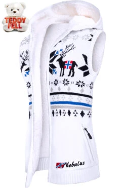 Norweger Weste Mit Teddyfell NORVEST Damen, B-Ware