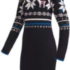 Norweger Strickkleid NORRA Damen -Nebulus Verkäufe P6501 03