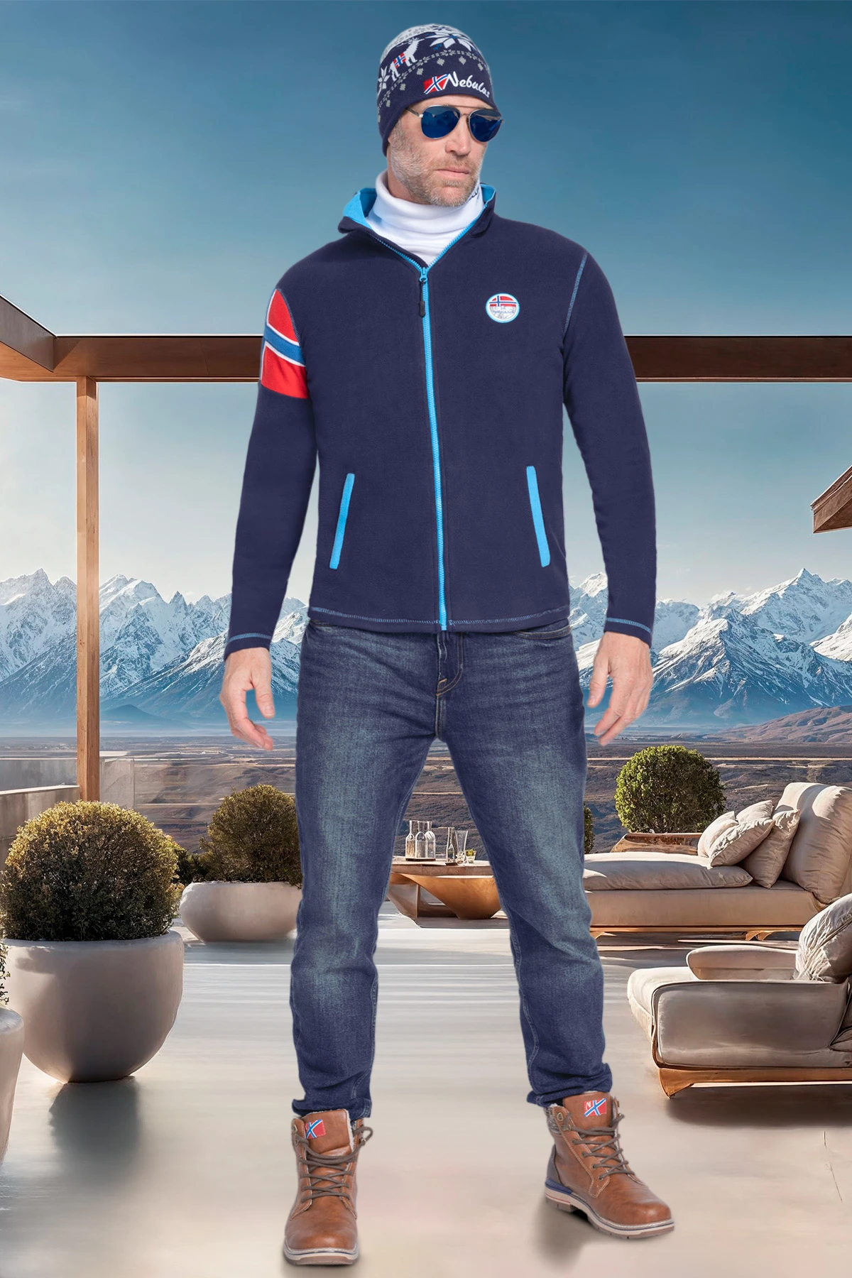 Fleecejacke REAL Herren 3 Fleecejacke REAL Herren – Bild 3