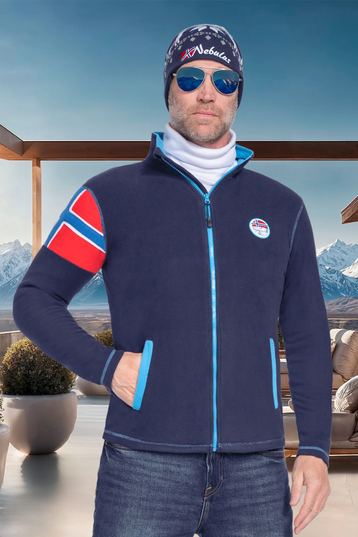 Fleecejacke REAL Herren 4 Fleecejacke REAL Herren – Bild 4