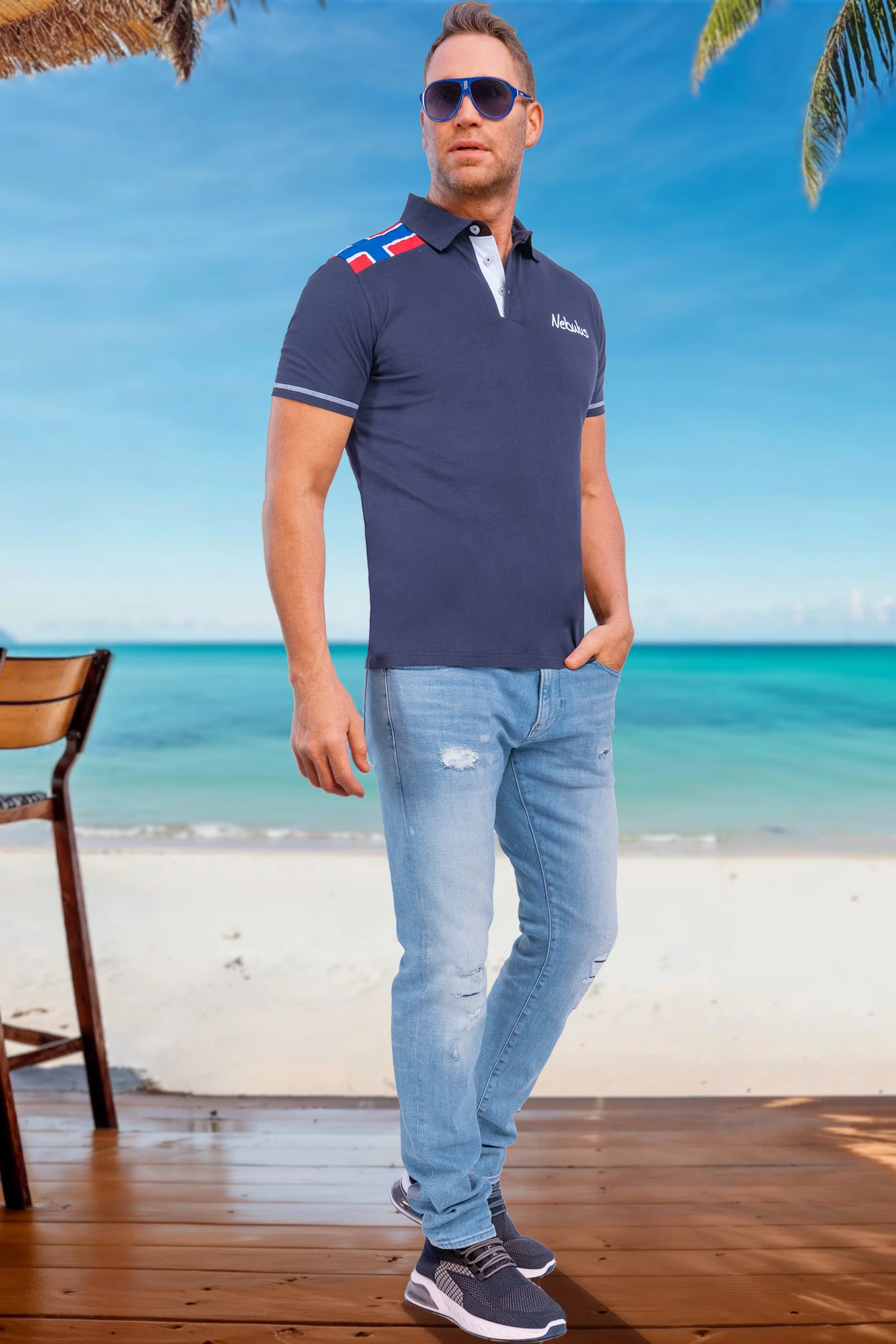 Poloshirt NORWEGEN Herren 3 Poloshirt NORWEGEN Herren – Bild 3