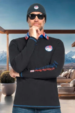 Langarm Polo SECOND Herren -Nebulus Verkäufe P6890 65 KI