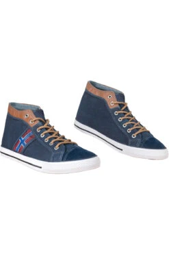 Teil-Leder Sneaker UTAH High Herren -Nebulus Verkäufe P6971 02
