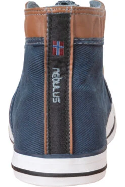 Teil-Leder Sneaker UTAH High Herren -Nebulus Verkäufe P6971 05