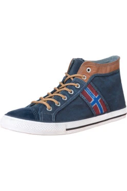 Teil-Leder Sneaker UTAH High Herren
