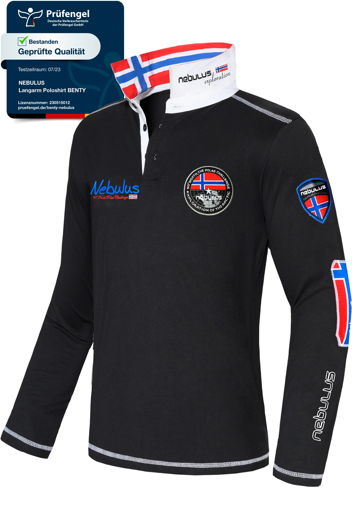 Poloshirt Langarm BENTY Herren 1 Poloshirt Langarm BENTY Herren