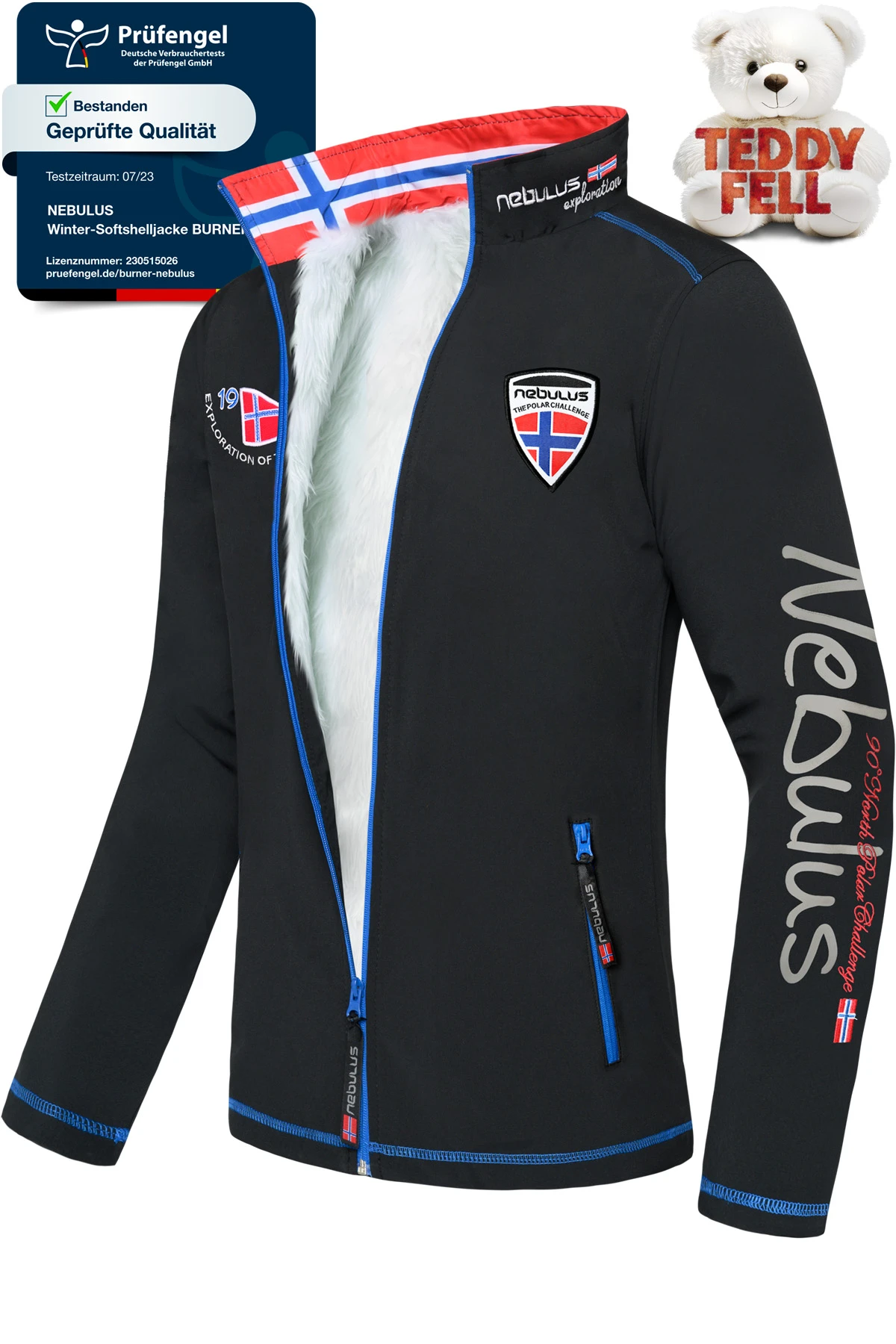 Winter-Softshelljacke Teddyfell BURNER Herren 1 Winter-Softshelljacke Teddyfell BURNER Herren